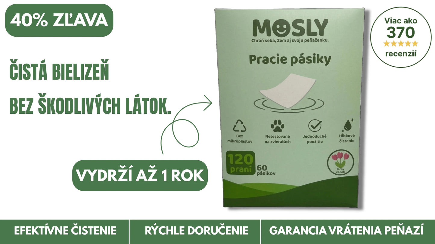 Mosly Pracie pásiky 120 Praní